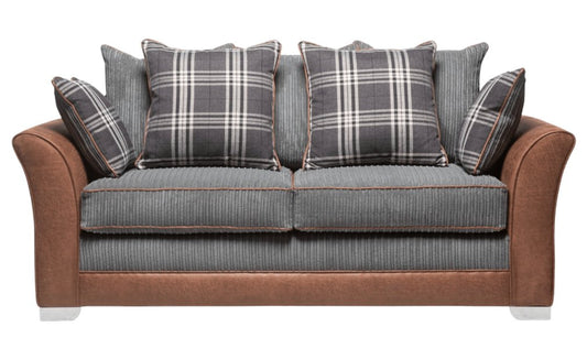 Kelly Two Toned Jumbo Cord 3 Seater - Lakeland Sofa Warehouse