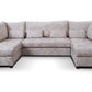 London U Shape Fabric Sofa - Lakeland Sofa Warehouse