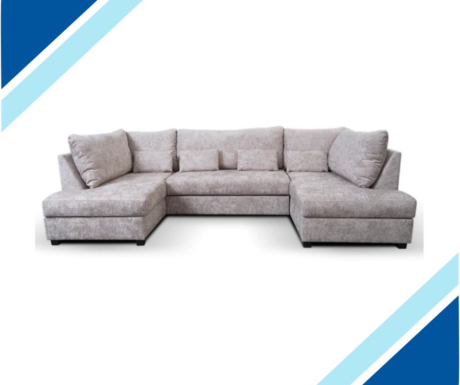 London U Shape Fabric Sofa - Lakeland Sofa Warehouse