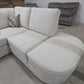Lounger Fabric Sofa Right Hand Corner - Cream/Beige - Lakeland Sofa Warehouse