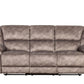 Milano Fabric Reclining Corner Sofa in suede, charcoal color, luxurious and easy-to-clean design.