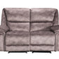 Milano Fabric Reclining Corner Sofa in Charcoal Suede Fabric