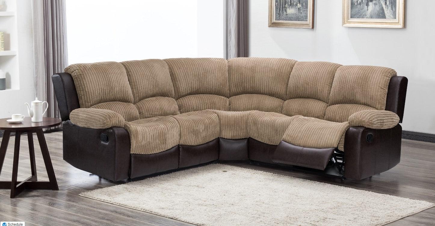 Milburn Jumbo Cord Fabric Corner Collection - Lakeland Sofa Warehouse