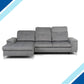 Mosedale Fabric Corner Sofa Bed - Grey - Lakeland Sofa Warehouse