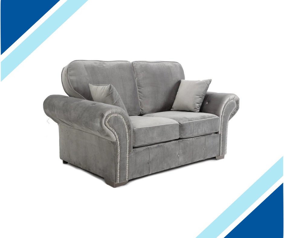 Orton Grey Plush Fabric Sofa Collection - Lakeland Sofa Warehouse