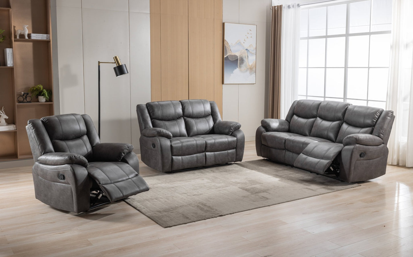 Paris Fabric Recliner Sofa Collection - Lakeland Sofa Warehouse