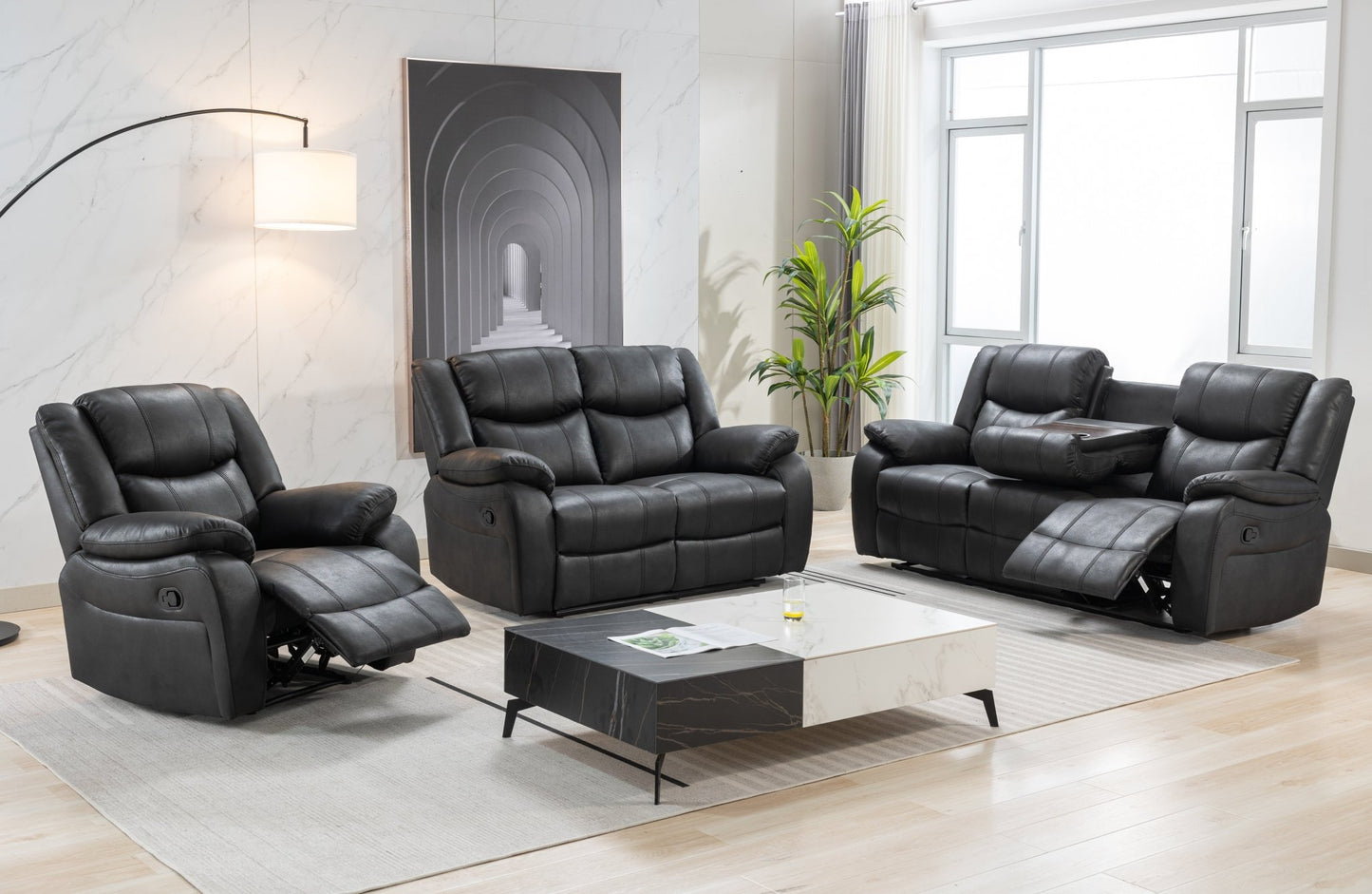 Paris Fabric Recliner Sofa Collection - Lakeland Sofa Warehouse