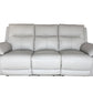 Rimini Leather Reclining sofa in soft cow leather, available in Chestnut, Charcoal, and Putty.