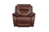 Rimini Leather Reclining chair in chestnut, luxurious and comfortable design.