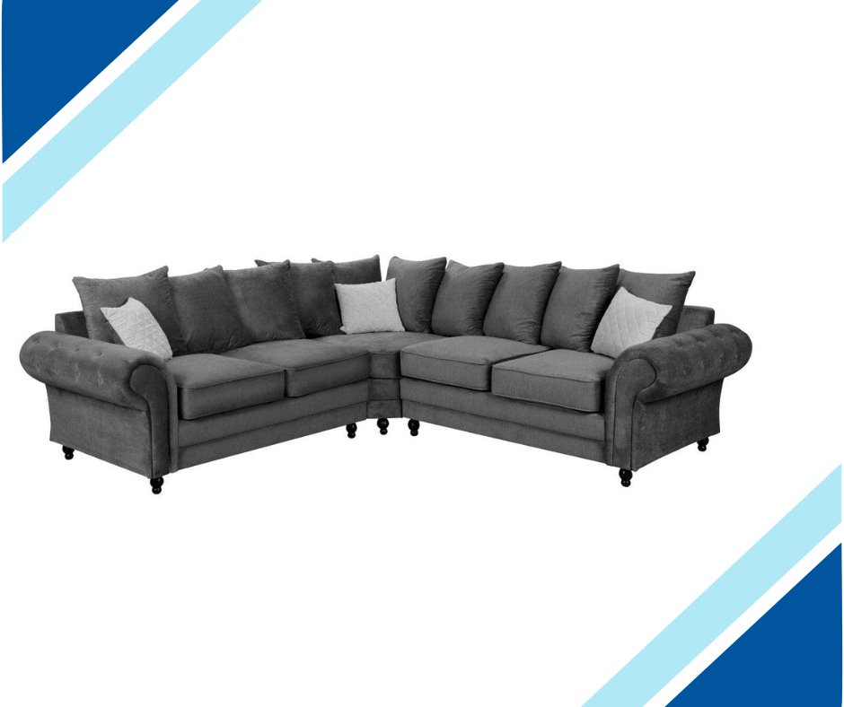 Rockliffe Fabric Full Corner Sofa 2C2 - Lakeland Sofa Warehouse