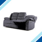 Rosley Fabric Recliner Sofa Set - Grey - Lakeland Sofa Warehouse