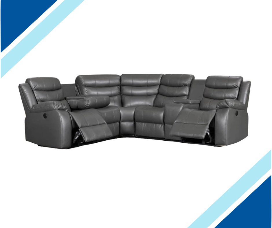 Rosley LeatherAire Recliner Corner Sofa - Lakeland Sofa Warehouse