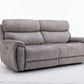 Seville Fabric Modular Recliner Sofa in grey with electric reclining and USB ports.