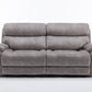 Seville Fabric Modular Recliner Sofa in stylish grey, showcasing electric reclining function.