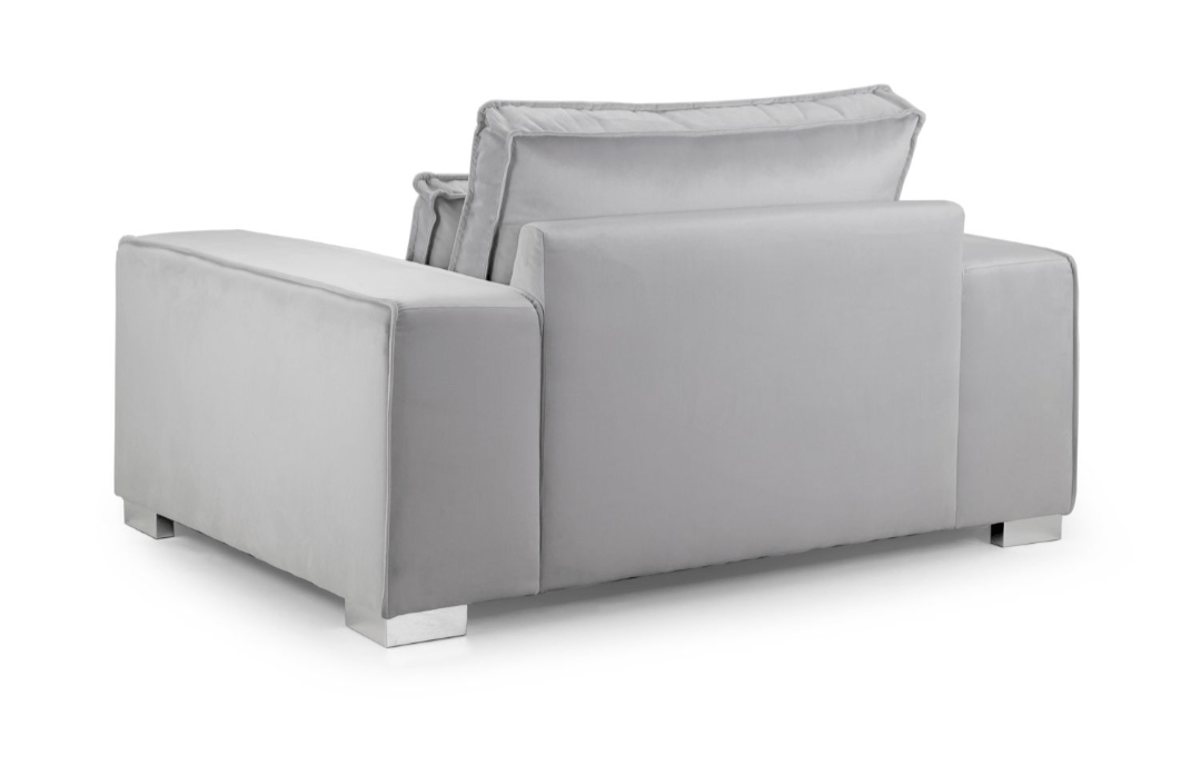 Sloane Fabric Sofa Collection in grey, featuring a durable and comfortable design.