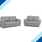 The Cautley Fabric Sofa Set - Grey - Lakeland Sofa Warehouse