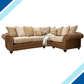 The Darwin Two Tone Fabric Corner Sofa Collection - Lakeland Sofa Warehouse