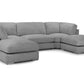 The Inga Fabric U Shaped Corner Sofa - Lakeland Sofa Warehouse
