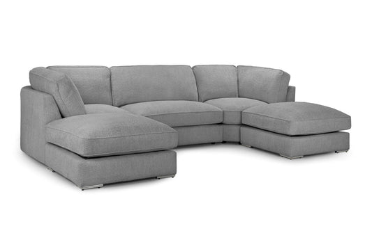 The Inga Fabric U Shaped Corner Sofa - Lakeland Sofa Warehouse