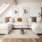 The Inga Fabric U Shaped Corner Sofa - Lakeland Sofa Warehouse