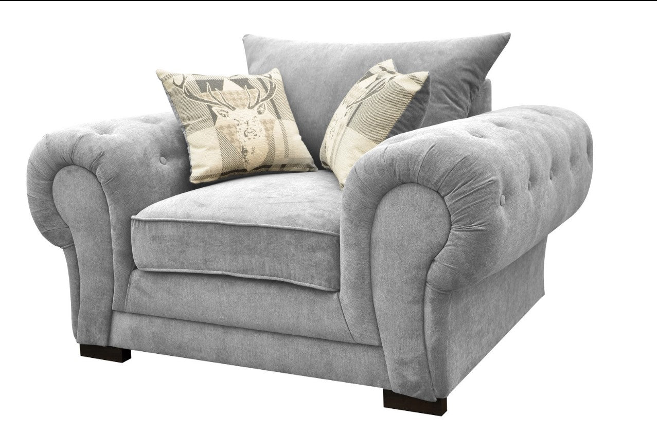 Verona Fabric Formal Back Sofa Collection - Lakeland Sofa Warehouse