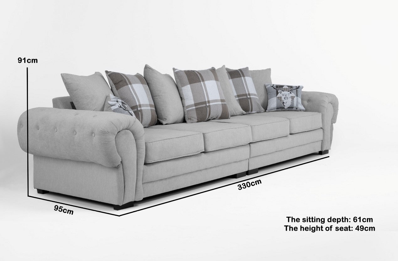 Verona Fabric Scatterback Sofa Collection - Lakeland Sofa Warehouse