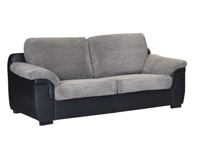 Alston Grey Jumbo Cord Fabric SofaSuites and sofasLakeland Sofa Warehouse 