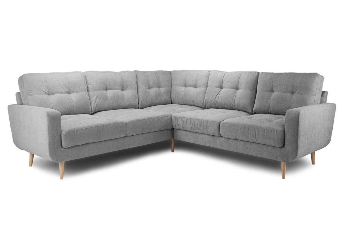 Anthorn Grey Fabric Corner SofaSuites and sofasLakeland Sofa Warehouse 