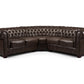 Antique Chesterfield Leather Full Corner SofaSuites and sofasLakeland Sofa Warehouse 