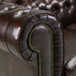 Antique Chesterfield Leather Full Corner SofaSuites and sofasLakeland Sofa Warehouse 