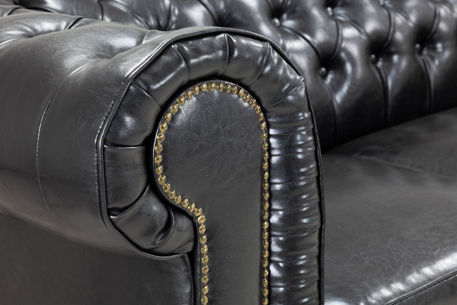 Antique Chesterfield Leather Full Corner SofaSuites and sofasLakeland Sofa Warehouse 