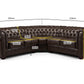 Antique Chesterfield Leather Full Corner SofaSuites and sofasLakeland Sofa Warehouse 