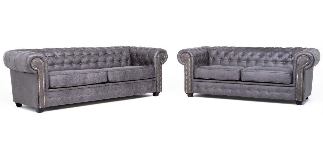 Arnside Suede Chesterfield Sofa CollectionSuites and sofasLakeland Sofa Warehouse 