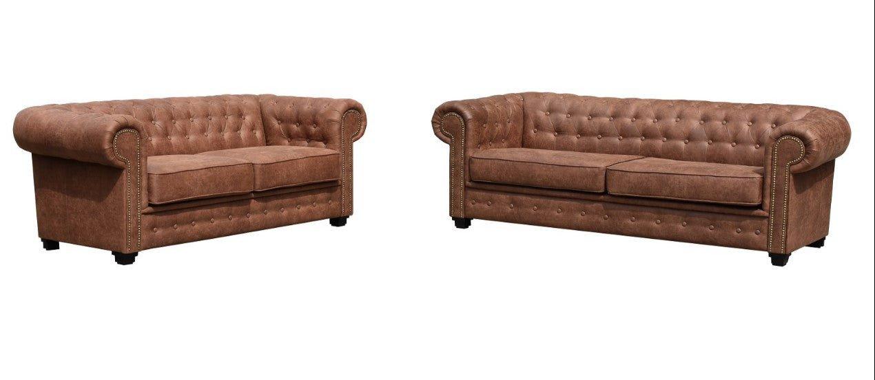 Arnside Suede Chesterfield Sofa CollectionSuites and sofasLakeland Sofa Warehouse 