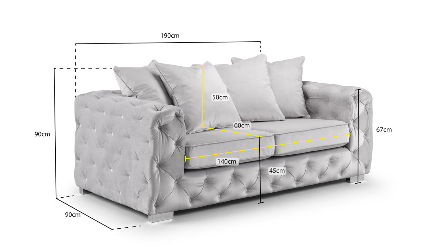 Asby Fabric Sofa CollectionSuites and sofasLakeland Sofa Warehouse 