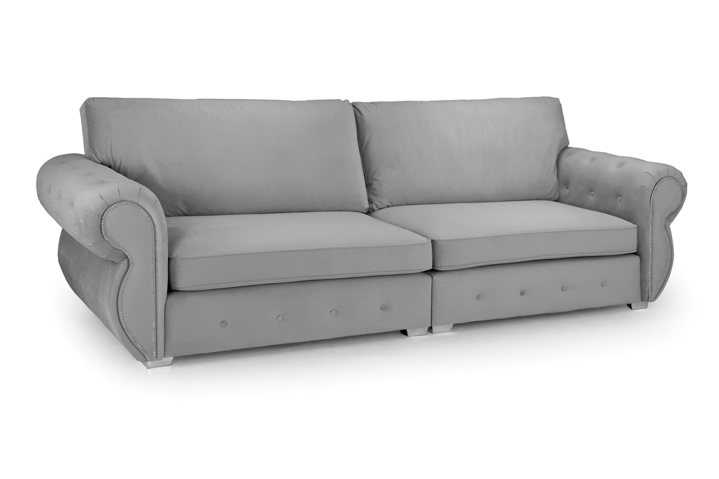 Barrow Fabric Sofa Set in SilverSuites and sofasLakeland Sofa Warehouse 