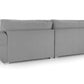Barrow Fabric Sofa Set in SilverSuites and sofasLakeland Sofa Warehouse 