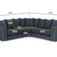 Beetham Fabric Full Corner SuiteSuites and sofasLakeland Sofa Warehouse 