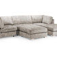 Bishop Fabric U Shaped Corner Suite Sofa - Lakeland Sofa Warehouse