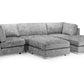 Bishop Fabric U Shaped Corner Suite Sofa - Lakeland Sofa Warehouse