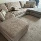 Bishop Fabric U Shaped Corner Suite Sofa - Lakeland Sofa Warehouse