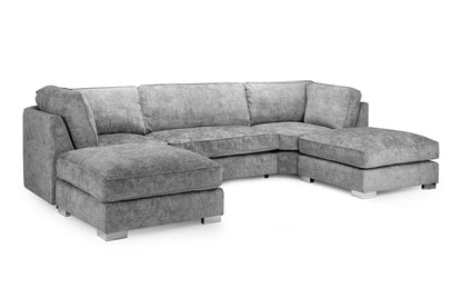 Bishop Fabric U Shaped Corner Suite Sofa - Lakeland Sofa Warehouse
