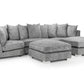 Bishop Fabric U Shaped Corner Suite Sofa - Lakeland Sofa Warehouse