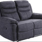 Caldbeck Gloucester Fabric Recliner Sofa Collection - CharcoalSuites and sofasLakeland Sofa Warehouse 