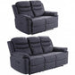 Caldbeck Gloucester Fabric Recliner Sofa Collection - CharcoalSuites and sofasLakeland Sofa Warehouse 