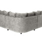 Calder Fabric Corner Sofa  - Platinum & StoneSuites and sofasLakeland Sofa Warehouse 