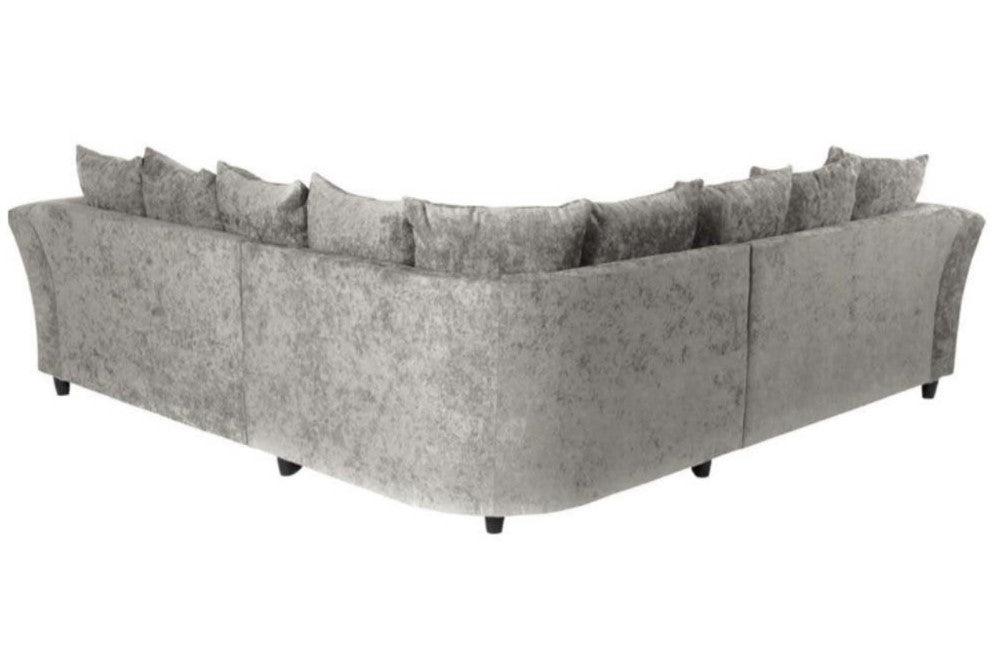 Calder Fabric Corner Sofa  - Platinum & StoneSuites and sofasLakeland Sofa Warehouse 