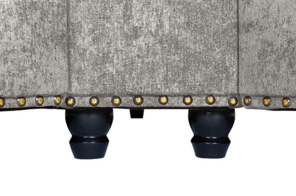 Calder Fabric Corner Sofa  - Platinum & StoneSuites and sofasLakeland Sofa Warehouse 