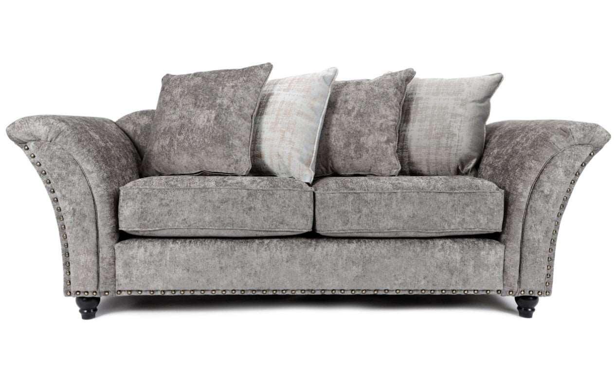 Calder Fabric Sofa Collection - Alaska Platinum & StoneSuites and sofasLakeland Sofa Warehouse 