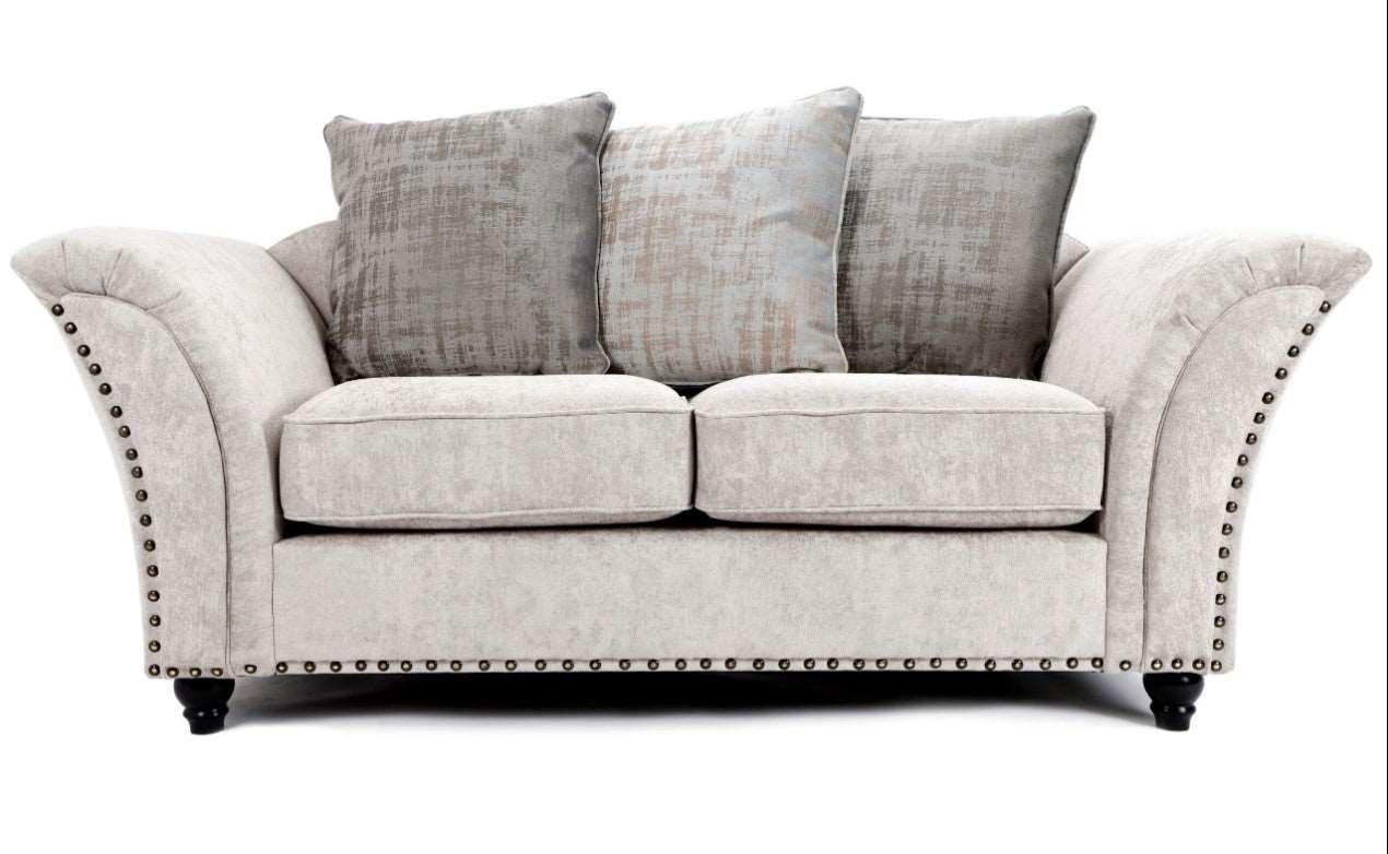 Calder Fabric Sofa Collection - Alaska Platinum & StoneSuites and sofasLakeland Sofa Warehouse 